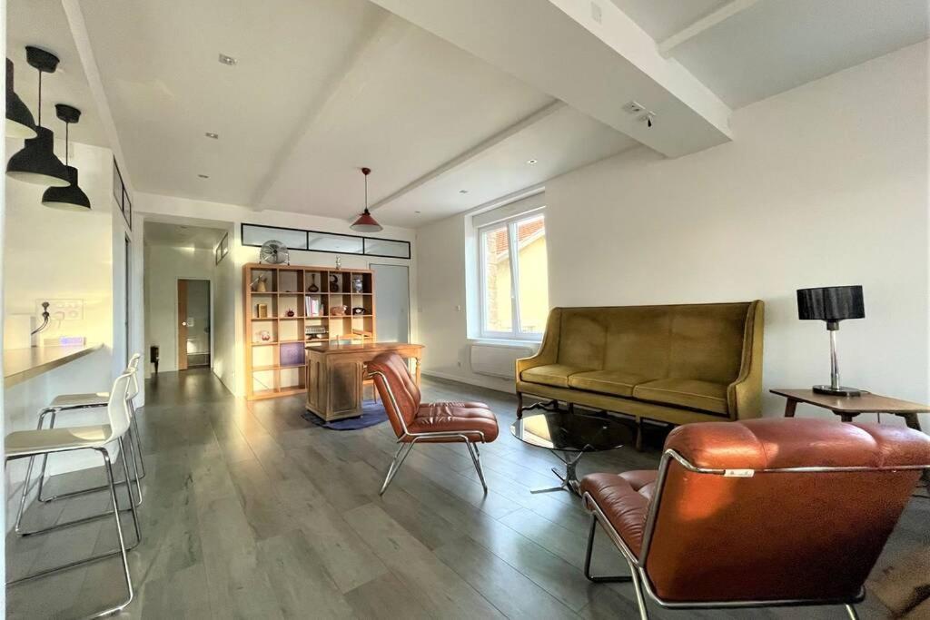 Apartmán Superbe Loft 100M2 Proche Cathedrale Avec Parking Remeš Exteriér fotografie