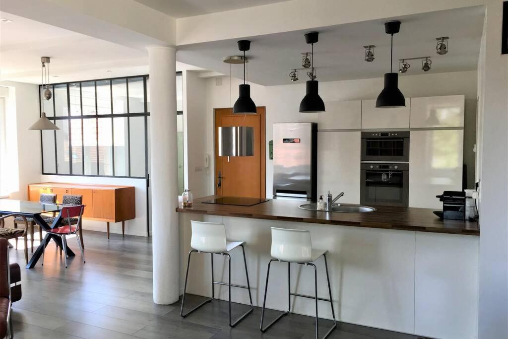 Apartmán Superbe Loft 100M2 Proche Cathedrale Avec Parking Remeš Exteriér fotografie