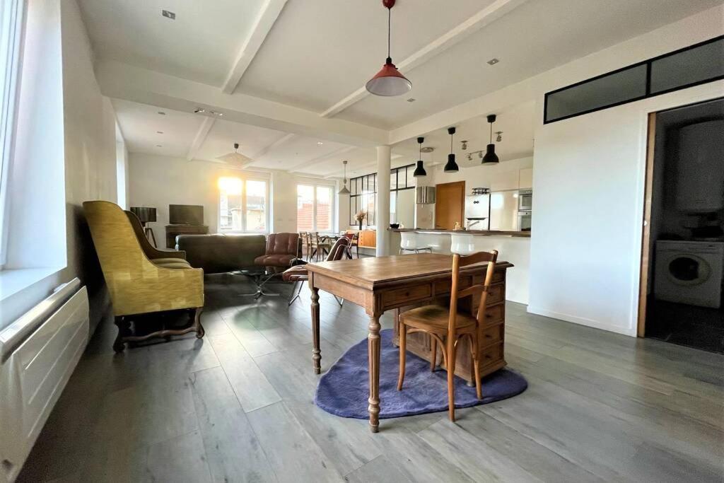 Apartmán Superbe Loft 100M2 Proche Cathedrale Avec Parking Remeš Exteriér fotografie