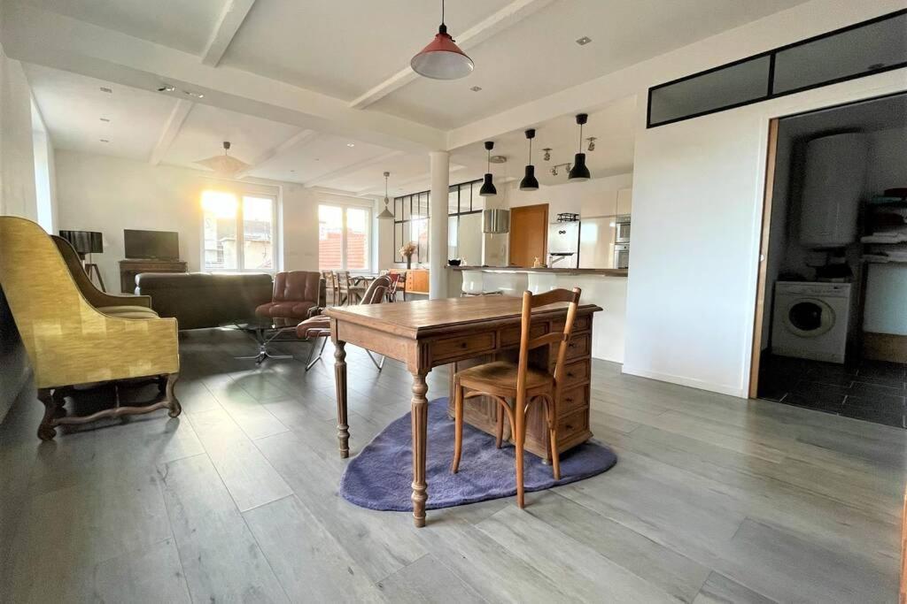Apartmán Superbe Loft 100M2 Proche Cathedrale Avec Parking Remeš Exteriér fotografie